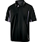 MEN'S AVENGER POLO S/S BLACK/GREY Front Angle Left